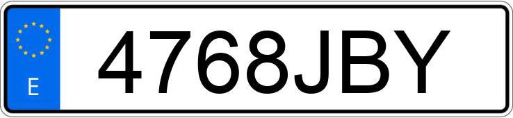 Numer rejestracyjny 4768JBY posiada BMW SERIE 2