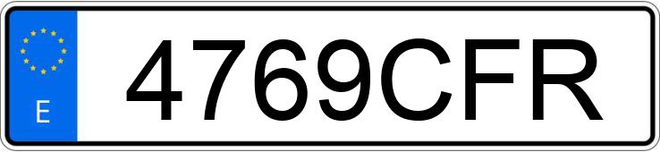 Numer rejestracyjny 4769CFR posiada MERCEDES C (203) Numer rejestracyjny 4769CFR posiada MERCEDES C (203)