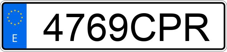 Registreringsnummer4769CPR har KIA JOICE