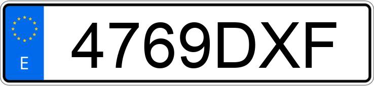 Numer rejestracyjny 4769DXF posiada FORD FOCUS Numer rejestracyjny 4769DXF posiada FORD FOCUS