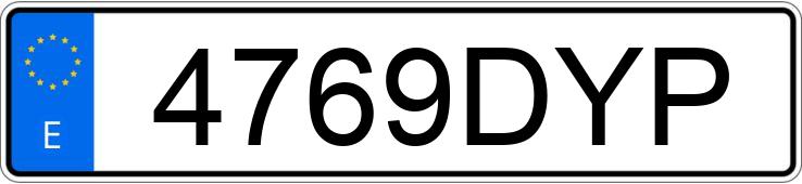 Numer rejestracyjny 4769DYP posiada CADILLAC BLS Numer rejestracyjny 4769DYP posiada CADILLAC BLS