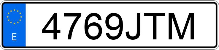 Numer rejestracyjny 4769JTM posiada MINI MINI
