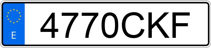 Numer rejestracyjny 4770CKF posiada IVECO EUROCARGO Numer rejestracyjny 4770CKF posiada IVECO EUROCARGO
