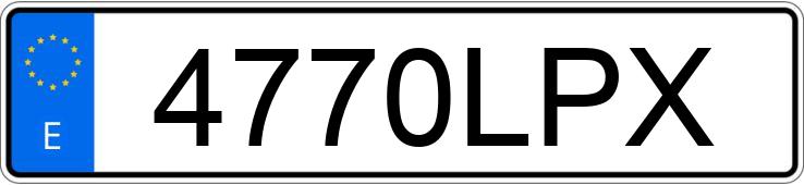 Numer rejestracyjny 4770LPX posiada KIA RIO Numer rejestracyjny 4770LPX posiada KIA RIO