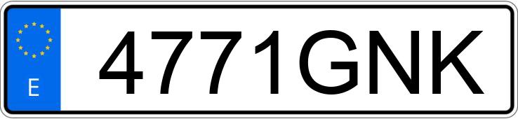 Numer rejestracyjny 4771GNK posiada SUZUKI SWIFT Numer rejestracyjny 4771GNK posiada SUZUKI SWIFT