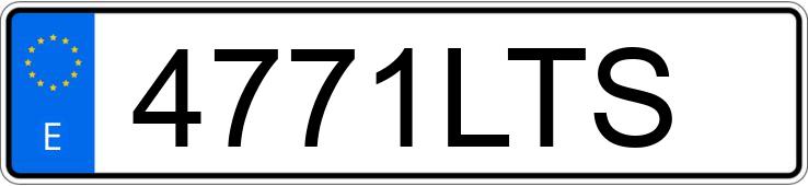 Numer rejestracyjny 4771LTS posiada RENAULT KADJAR