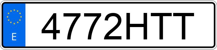 Numer rejestracyjny 4772HTT posiada FIAT FREEMONT