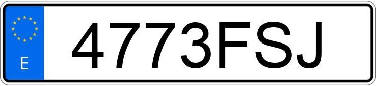 Numer rejestracyjny 4773FSJ posiada SEAT IBIZA Numer rejestracyjny 4773FSJ posiada SEAT IBIZA