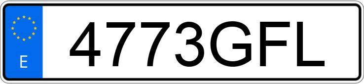 Numer rejestracyjny 4773GFL posiada OPEL ZAFIRA Numer rejestracyjny 4773GFL posiada OPEL ZAFIRA