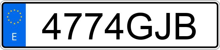 Numer rejestracyjny 4774GJB posiada SEAT IBIZA Numer rejestracyjny 4774GJB posiada SEAT IBIZA