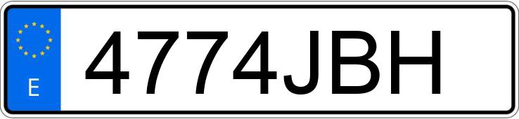 Numer rejestracyjny 4774JBH posiada PEUGEOT 308