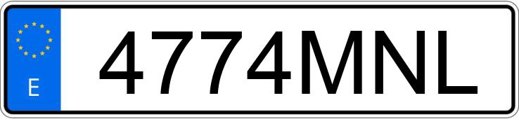 Numer rejestracyjny 4774MNL posiada PREET CHALLENGER Numer rejestracyjny 4774MNL posiada PREET CHALLENGER