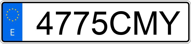 Numer rejestracyjny 4775CMY posiada CITROEN BERLINGO