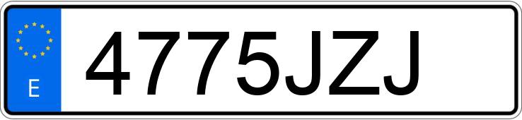 Numer rejestracyjny 4775JZJ posiada LAMBORGHINI HURACAN Numer rejestracyjny 4775JZJ posiada LAMBORGHINI HURACAN