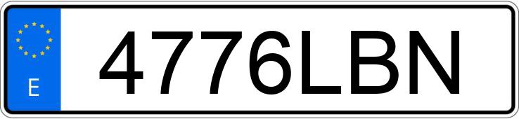 Numer rejestracyjny 4776LBN posiada VOLKSWAGEN CADDY