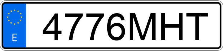 Numer rejestracyjny 4776MHT posiada CITROEN BERLINGO