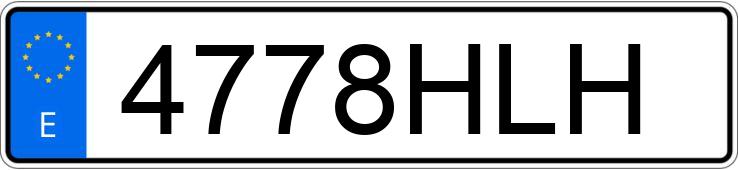 Numer rejestracyjny 4778HLH posiada HYUNDAI I20