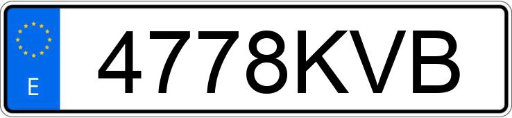 Registreringsnumret 4778KVB har FIAT TIPO