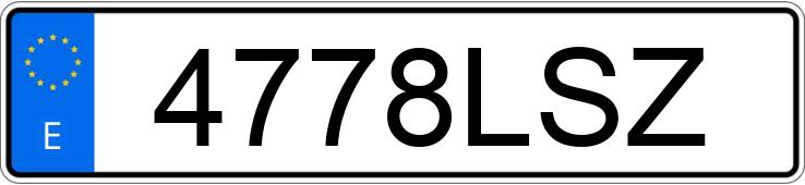 Numer rejestracyjny 4778LSZ posiada PEUGEOT 2008