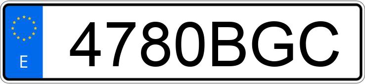 Numer rejestracyjny 4780BGC posiada VOLKSWAGEN GOLF GTI 1.8 T EDICION ESPEC.