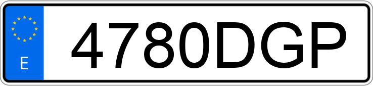 Numer rejestracyjny 4780DGP posiada SEAT IBIZA Numer rejestracyjny 4780DGP posiada SEAT IBIZA