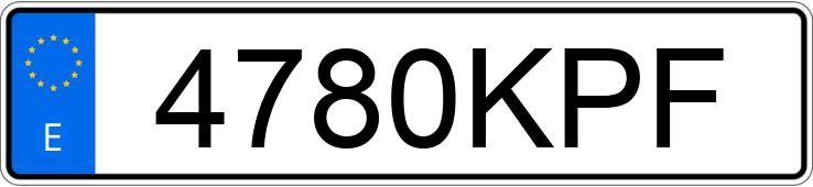 Numer rejestracyjny 4780KPF posiada VOLKSWAGEN GOLF Numer rejestracyjny 4780KPF posiada VOLKSWAGEN GOLF