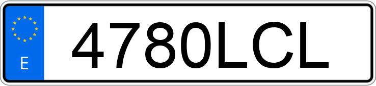 Numer rejestracyjny 4780LCL posiada FIAT DUCATO