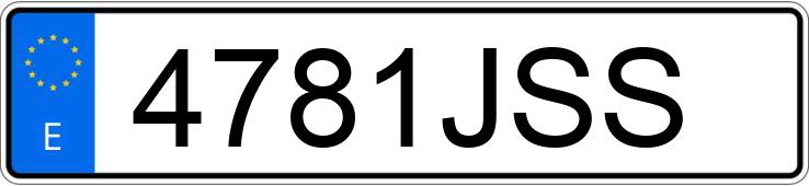 Numer rejestracyjny 4781JSS posiada NISSAN QASHQAI