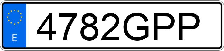 Numer rejestracyjny 4782GPP posiada BMW SERIE 1