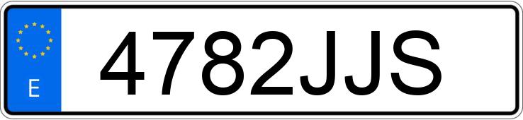 Numer rejestracyjny 4782JJS posiada VOLKSWAGEN GOLF Numer rejestracyjny 4782JJS posiada VOLKSWAGEN GOLF