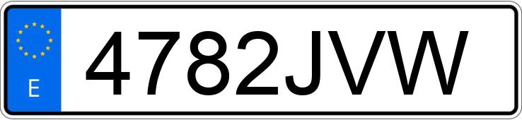 Numer rejestracyjny 4782JVW posiada MITSUBISHI ASX