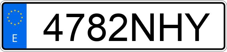 Numer rejestracyjny 4782NHY posiada RENAULT CLIO Numer rejestracyjny 4782NHY posiada RENAULT CLIO