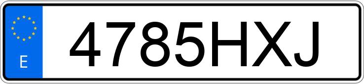 Numer rejestracyjny 4785HXJ posiada SEAT LEON