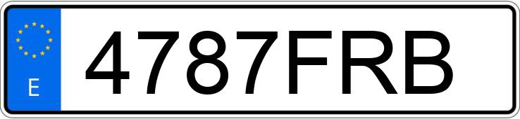 Numer rejestracyjny 4787FRB posiada MERCEDES A (168-169)