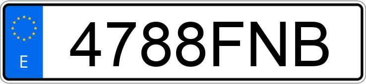 Numer rejestracyjny 4788FNB posiada CHEVROLET-GM AVEO