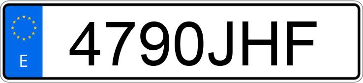 Numer rejestracyjny 4790JHF posiada OPEL ASTRA