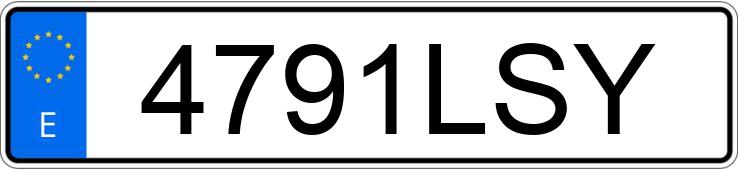 Numer rejestracyjny 4791LSY posiada MERCEDES S (220-221)