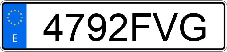 Numer rejestracyjny 4792FVG posiada JEEP COMPASS