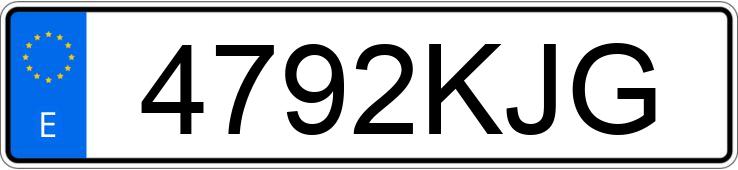 Numer rejestracyjny 4792KJG posiada VOLVO V40 CROSS COUNTRY