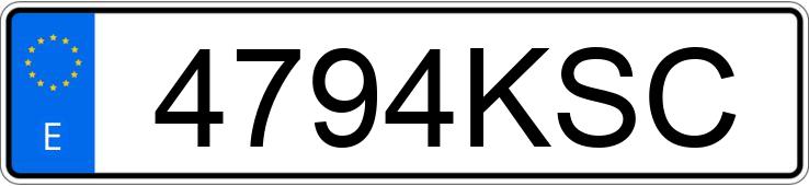 Numer rejestracyjny 4794KSC posiada RENAULT CLIO