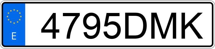 Numer rejestracyjny 4795DMK posiada CITROEN C3