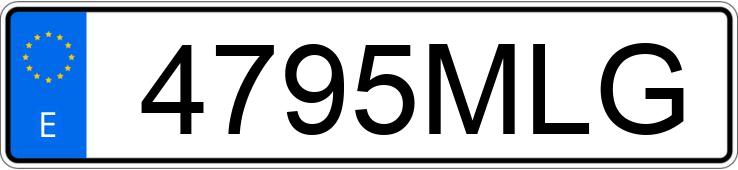 Le numéro d’enregistrement 4795MLG a KIA RIO Le numéro d’enregistrement 4795MLG a KIA RIO