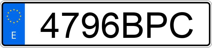 Numer rejestracyjny 4796BPC posiada SEAT LEON