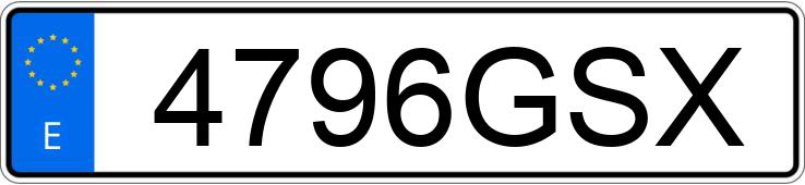 Numer rejestracyjny 4796GSX posiada AUDI A5 Numer rejestracyjny 4796GSX posiada AUDI A5