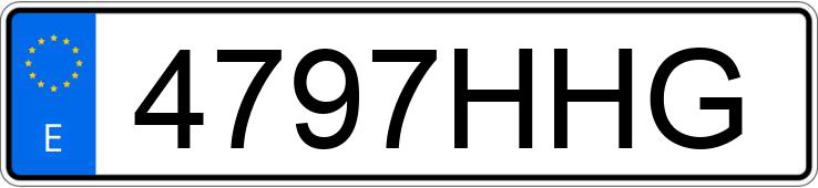 Numer rejestracyjny 4797HHG posiada SEAT ALTEA XL