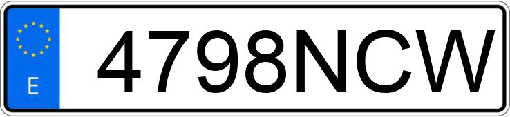 Numer rejestracyjny 4798NCW posiada TESLA MODEL Y Numer rejestracyjny 4798NCW posiada TESLA MODEL Y