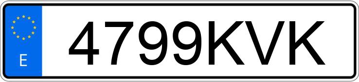 Numer rejestracyjny 4799KVK posiada KYMCO AGILITY CITY
