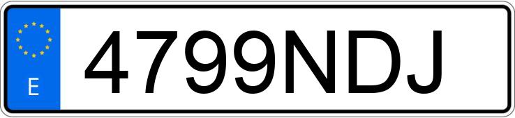 Numer rejestracyjny 4799NDJ posiada BMW SERIE 8 Numer rejestracyjny 4799NDJ posiada BMW SERIE 8