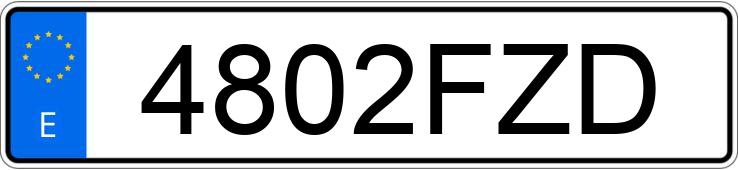 Numer rejestracyjny 4802FZD posiada MERCEDES 207