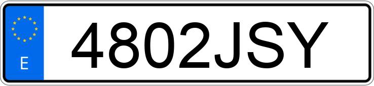 Numer rejestracyjny 4802JSY posiada NISSAN QASHQAI Numer rejestracyjny 4802JSY posiada NISSAN QASHQAI